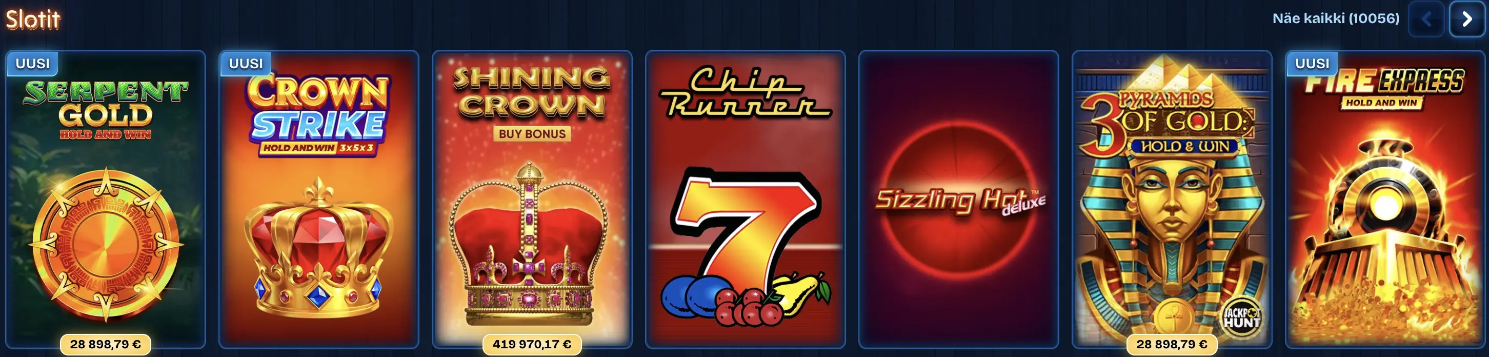 Dudespin pelivalikoima